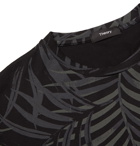 Theory - Saygo Slim-Fit Printed Pima Cotton-Jersey T-Shirt - Black