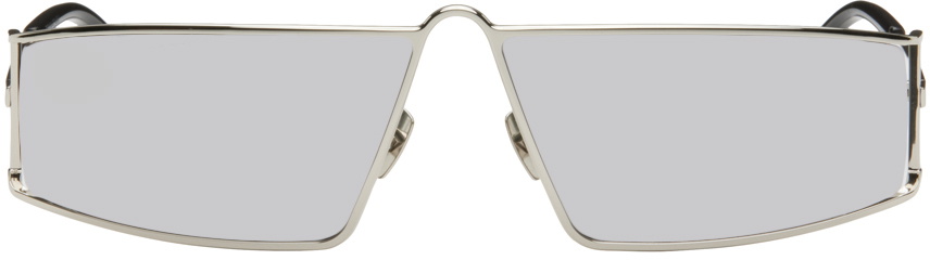 Saint Laurent SSENSE Exclusive Silver SL 606 Sunglasses Saint Laurent