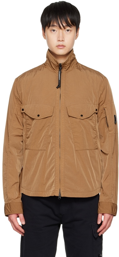 Photo: C.P. Company Tan Water-Resistant Jacket