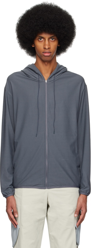 Photo: Post Archive Faction (PAF) SSENSE Exclusive Gray 5.0 Center Hoodie