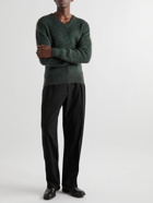 TOM FORD - Wool, Mohair and Silk-Blend Sweater - Green