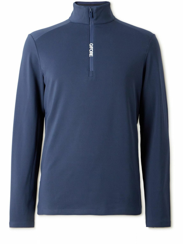 Photo: G/FORE - Tech-Jersey Golf Half-Zip Sweatshirt - Blue