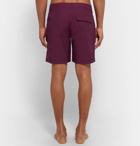 Onia - Calder Long-Length Swim Shorts - Men - Burgundy