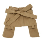 ASAI SSENSE Exclusive Tan 4 Pocket Army Corset Belt