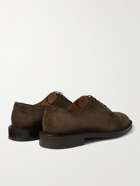 Mr P. - Lucien Regenerated Suede by evolo® Derby Shoes - Green