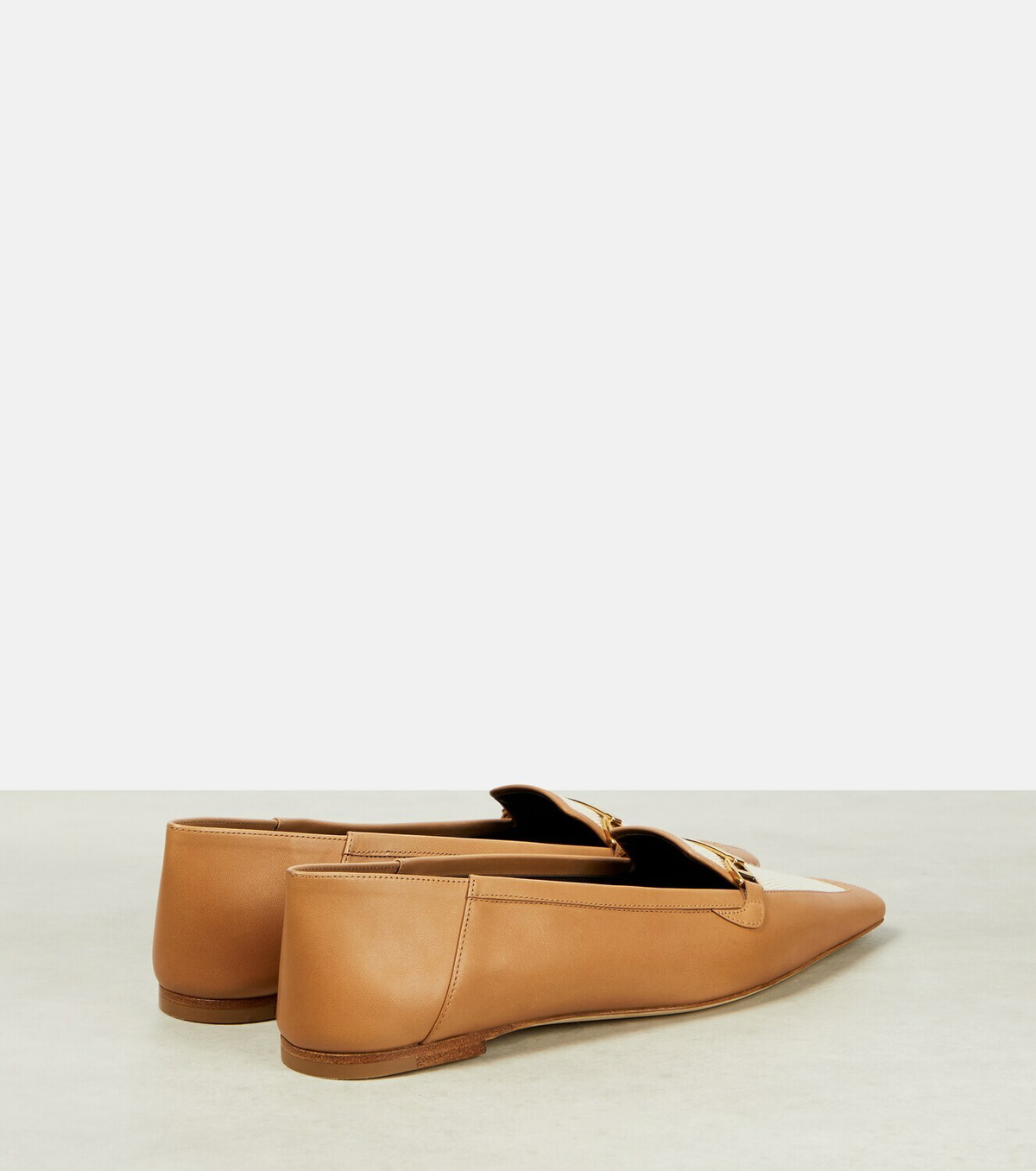 Saint Laurent - Chris canvas and leather slippers, image 4 of 7