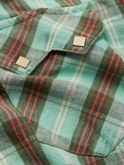 RRL - Checked Cotton Shirt - Green