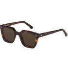 Cubitts - Balfour Square-Frame Acetate Sunglasses - Brown