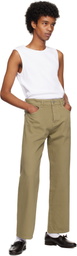 Róhe Taupe Relaxed Leg Jeans
