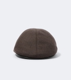 Giorgio Armani Wool and cashmere flat cap