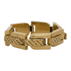 Balenciaga Gold Precious Logo Link Bracelet