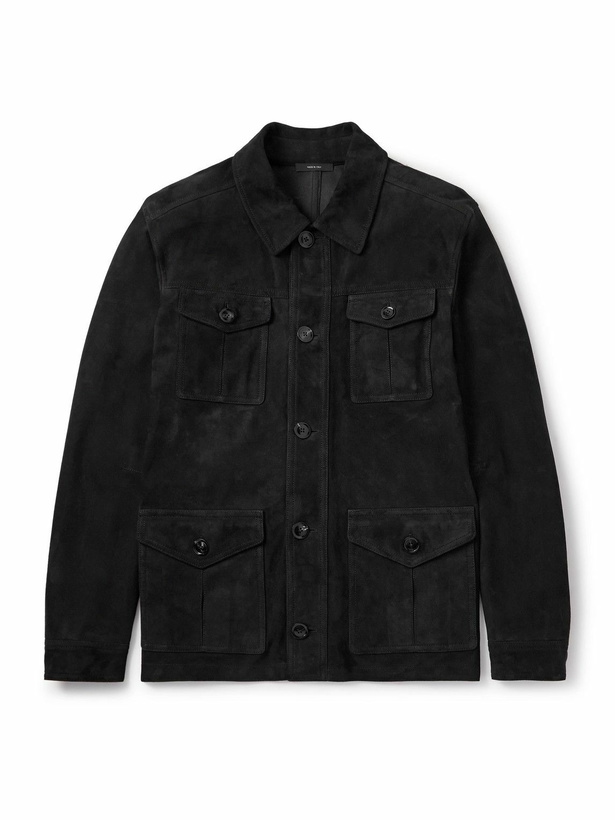 Photo: TOM FORD - Suede Jacket - Black