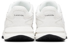 Lanvin White & Off-White JLA Mesh Sneakers