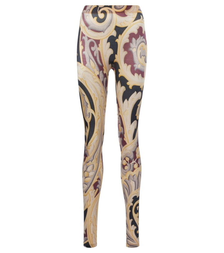 Photo: Wolford x Etro Baroque paisley leggings