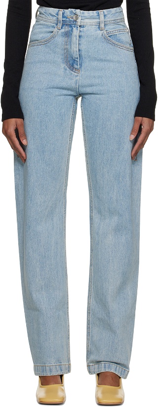 Photo: LOW CLASSIC Blue Straight Fit Jeans