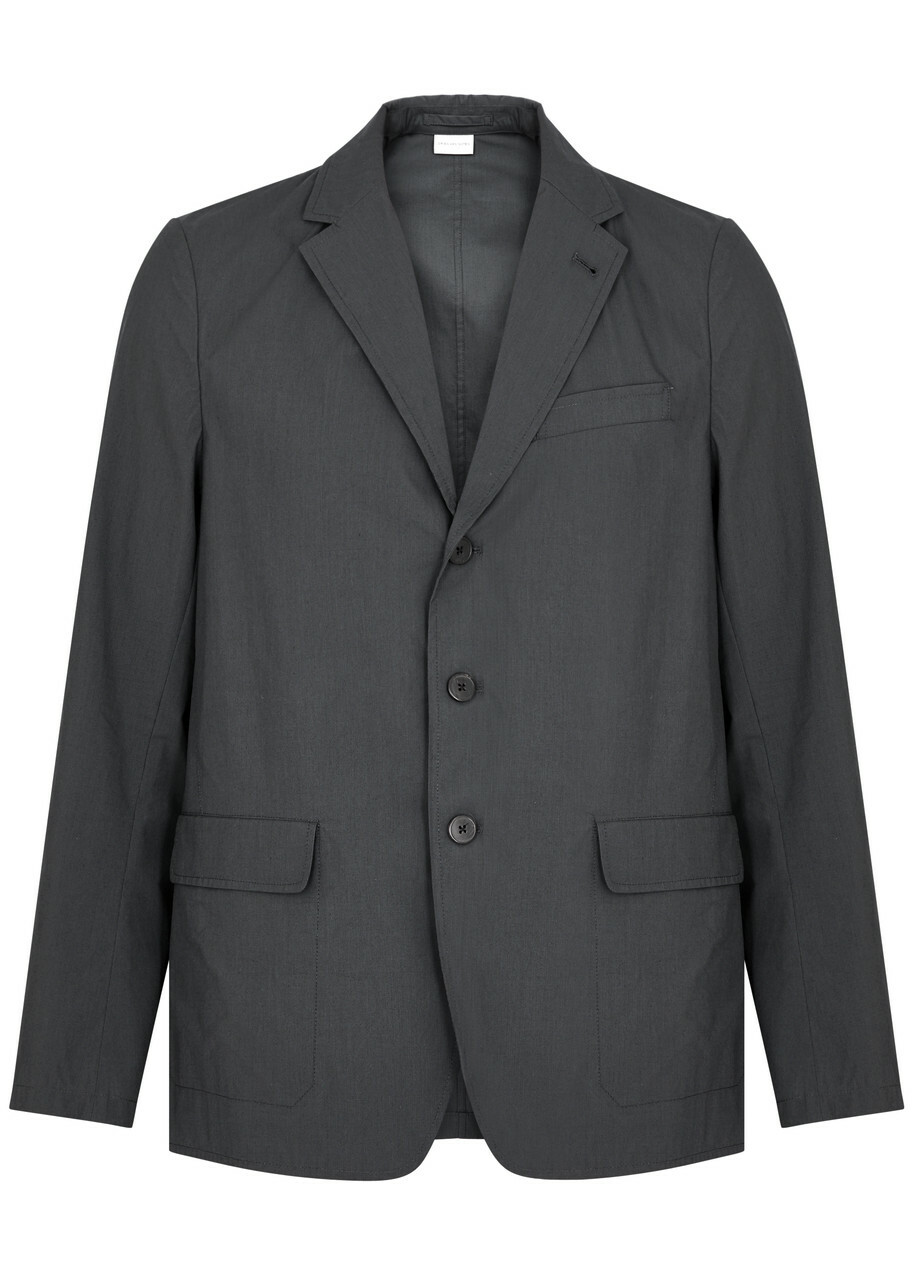 Dries Van Noten Men's Vanny Wool Gabardine Bomber Jacket in