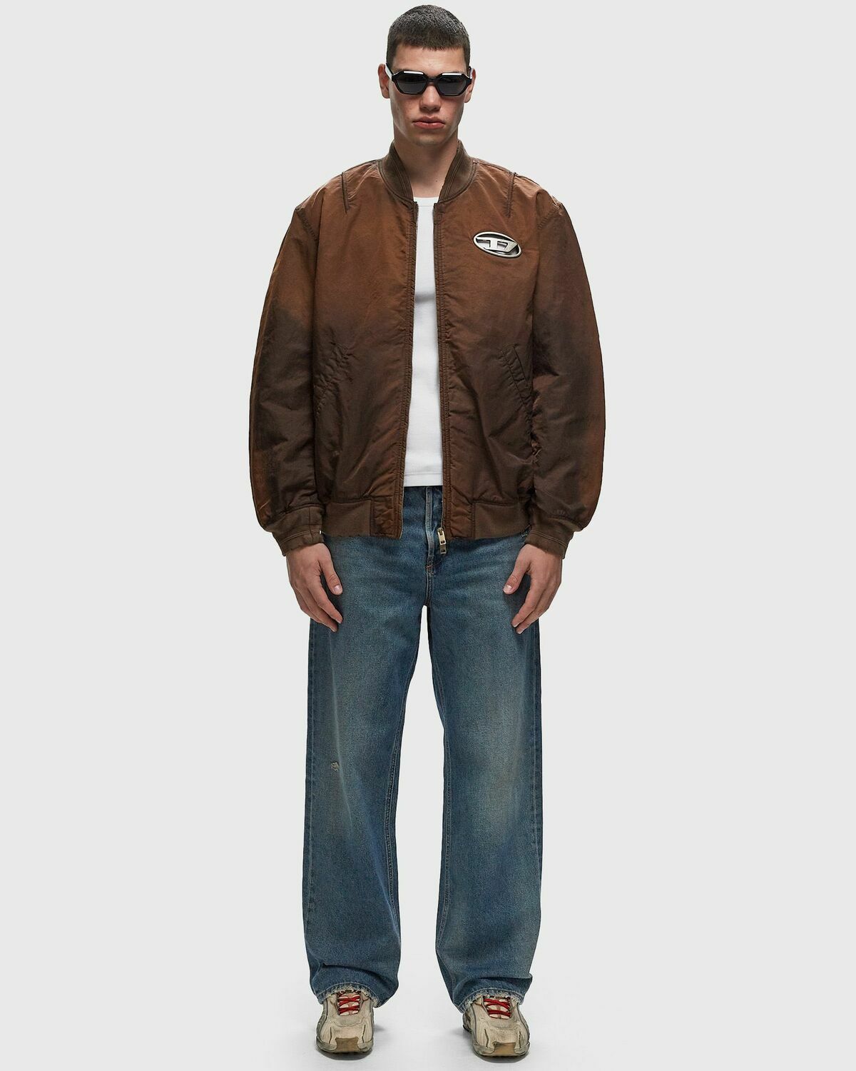Diesel J Kepes Jacket Brown Bomber Jackets Diesel