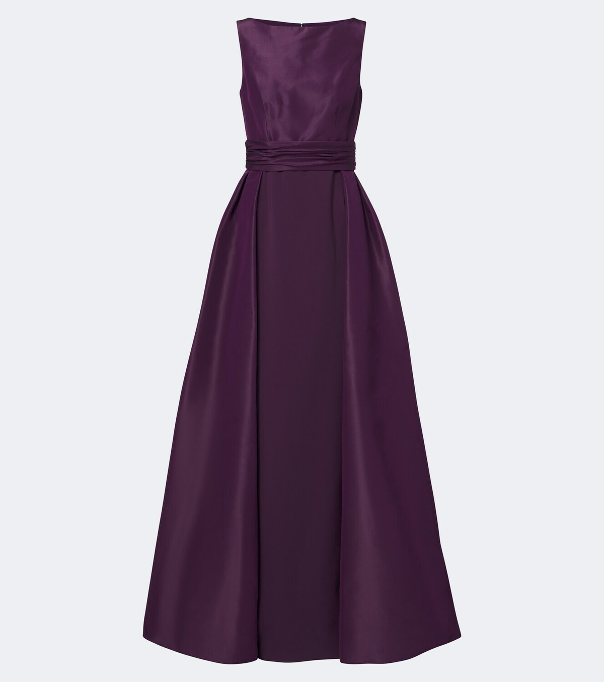 Carolina Herrera Pleated silk taffeta gown
