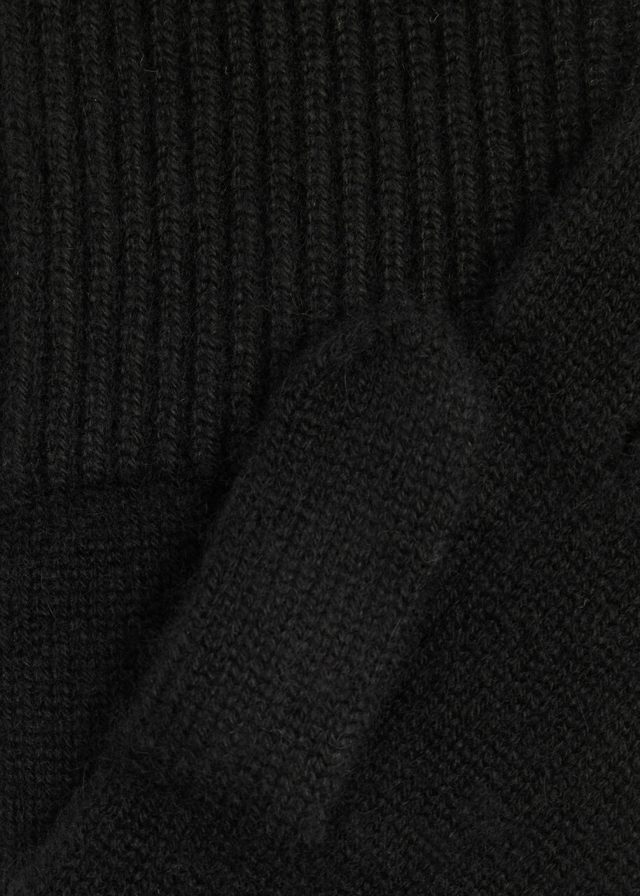 Loop Cashmere Cashmere Gloves - Black - One Size