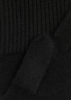 Loop Cashmere Cashmere Gloves - Black - One Size