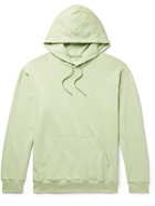 REIGNING CHAMP - Pima Cotton-Jersey Hoodie - Green