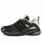 Adidas x SFTM Adistar Cushion Sneaker in Core Black/Dark Brown/Earth Strata