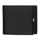 N.Hoolywood Black Leather Bifold Wallet