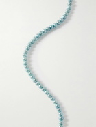 POLITE WORLDWIDE® - Sterling Silver, Pearl and Enamel Necklace