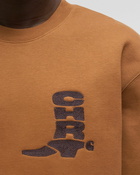 Carhartt Wip Boot Sweat Brown - Mens - Sweatshirts