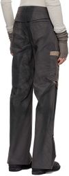 JiyongKim Navy Sun-Bleached Cargo Pants