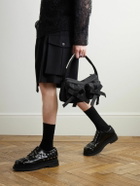 Simone Rocha - Bow and Faux Pearl-Embellished Shell Shoulder Bag