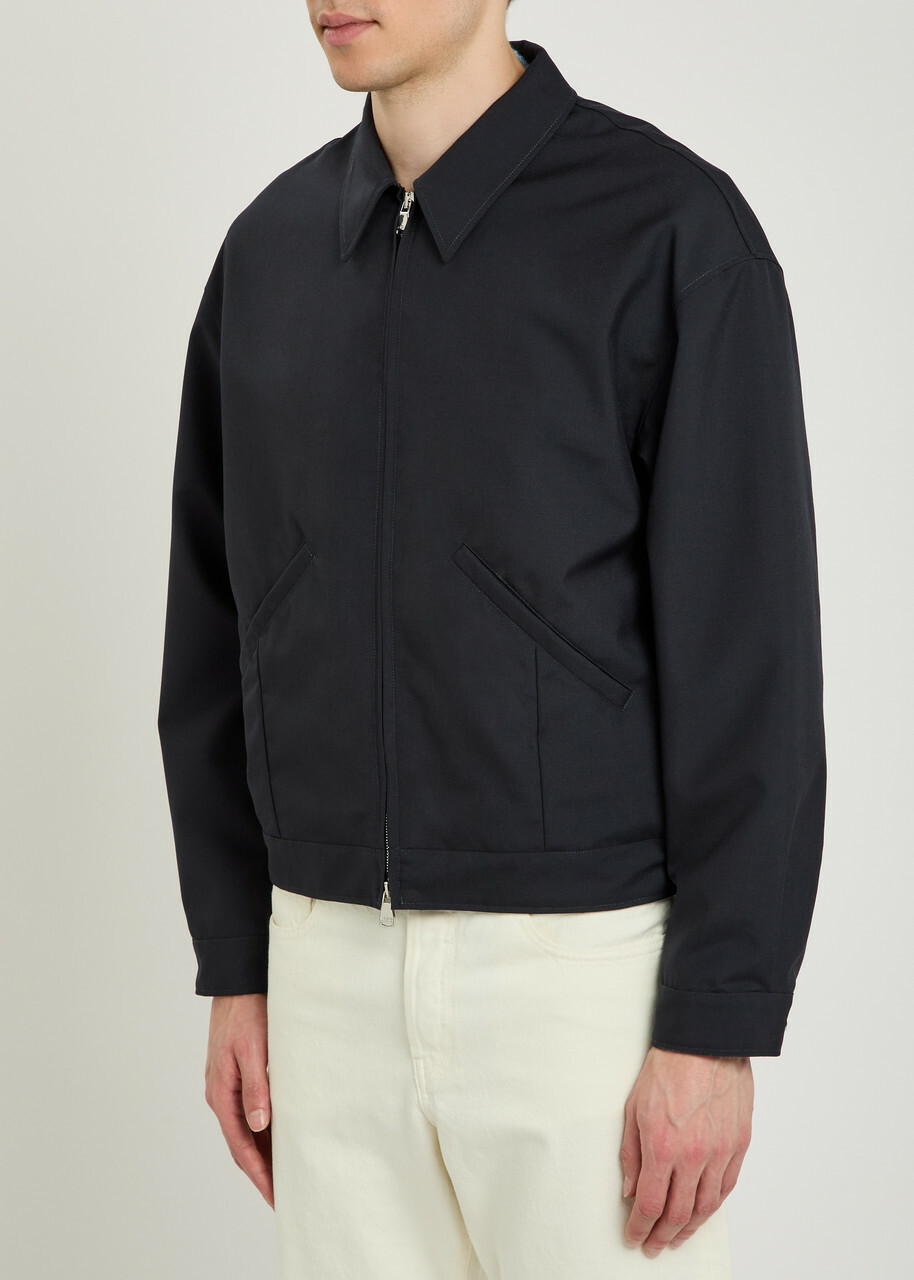 Valstar Twill Bomber Jacket Navy Valstarino