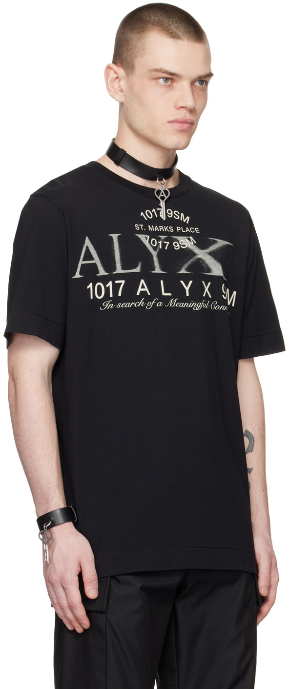 1017 ALYX 9SM Black Graphic T-Shirt 1017 ALYX 9SM