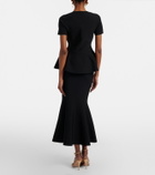Roland Mouret Knitted midi skirt
