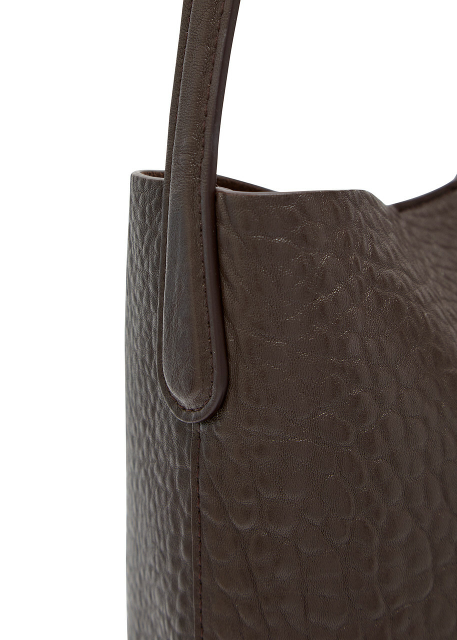 Mansur Gavriel Everyday Small Leather Tote bag - Dark Brown - One Size
