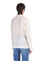 Séfr Willow Shirt In Beige Wool