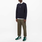 Norse Projects Men's Vagn Nautical Logo Crew Sweat in Dark Navy