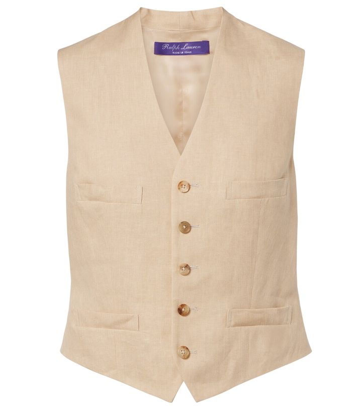Photo: Ralph Lauren Collection Jaiden linen vest