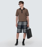 Burberry Checked cotton shorts