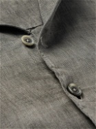120% - Linen Shirt - Gray