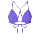 Araks Women's Celia Triangle Ruched Bikini Top in Purple