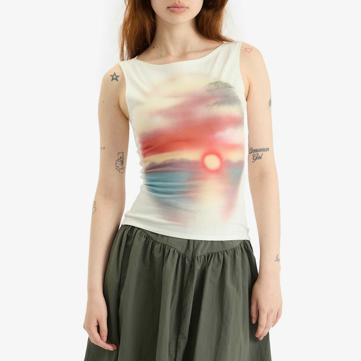 Peachy Den Women's Souvenir Top in Day