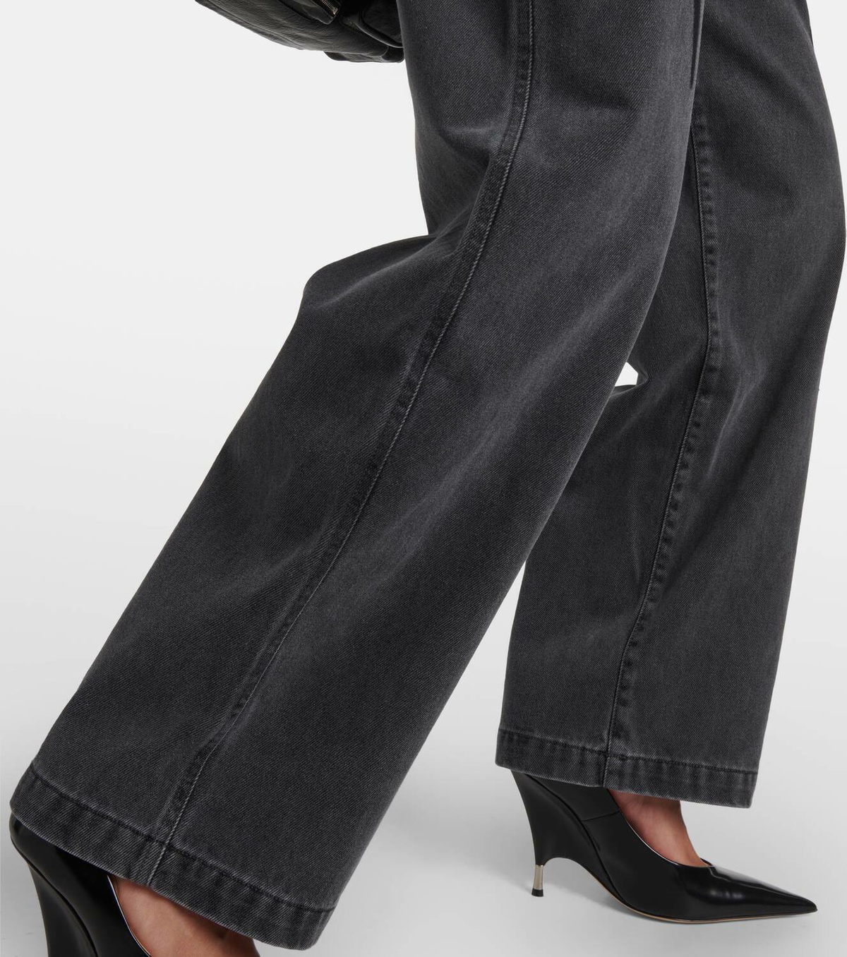 Dion Lee Low-rise wide-leg jeans