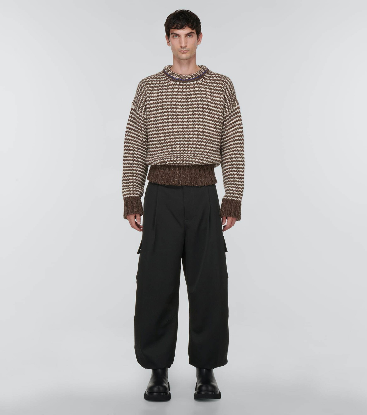 Bottega Veneta - Wool gabardine cargo pants Bottega Veneta