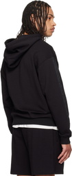 Hugo Black Lace Trim Hoodie