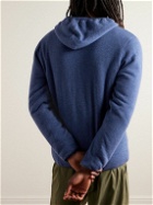 Aspesi - Padded Wool-Jersey Hooded Jacket - Blue
