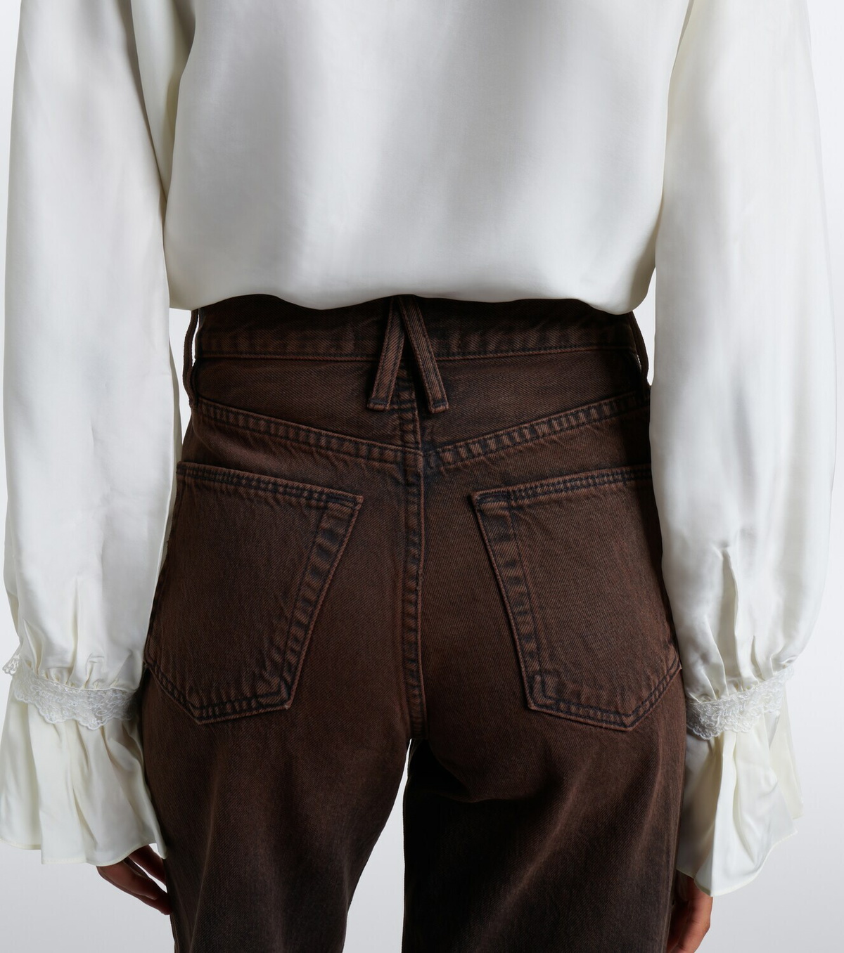 SLVRLAKE Grace wide-leg jeans