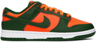 Nike Green & Orange Dunk Retro Sneakers