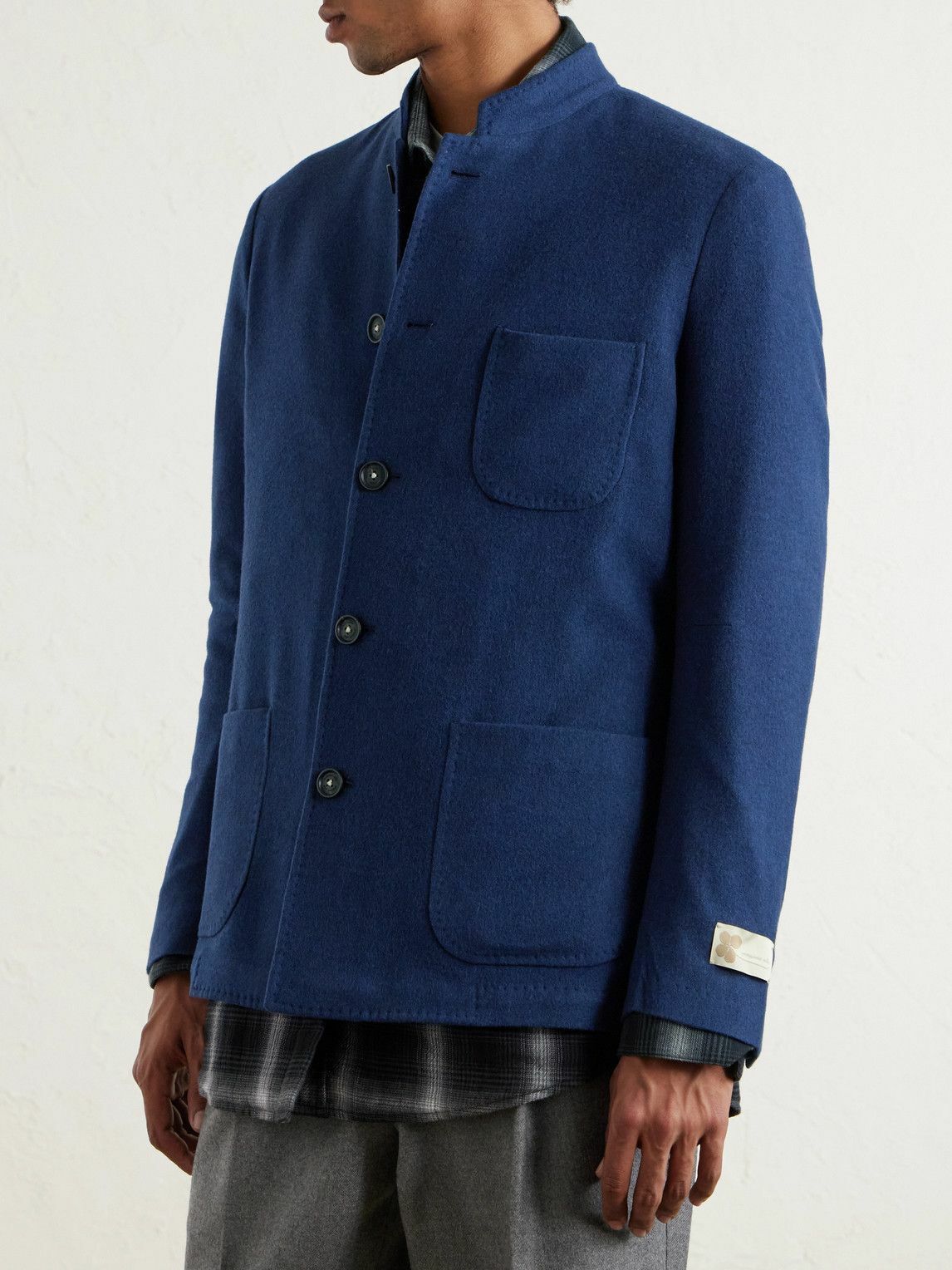 Massimo Alba - Bali Virgin Wool, Silk and Cashmere-Blend Blazer - Blue