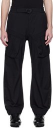 A. A. Spectrum Black Explotek Cargo Pants
